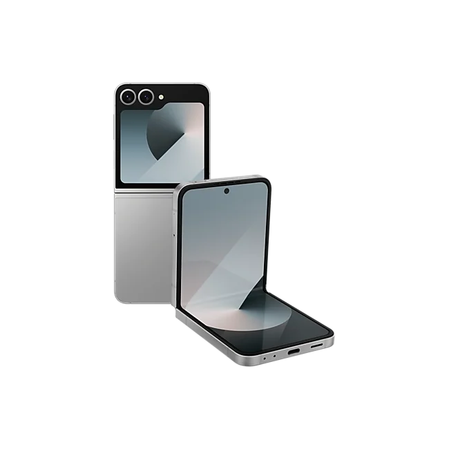 Galaxy Z Flip6 — Silver Shadow