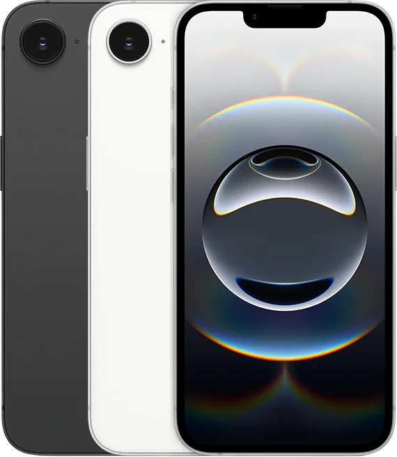 iPhone 16e — Black, White